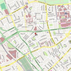 Map of Ambassadors Hotel