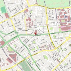 Map of London Marriott Hotel